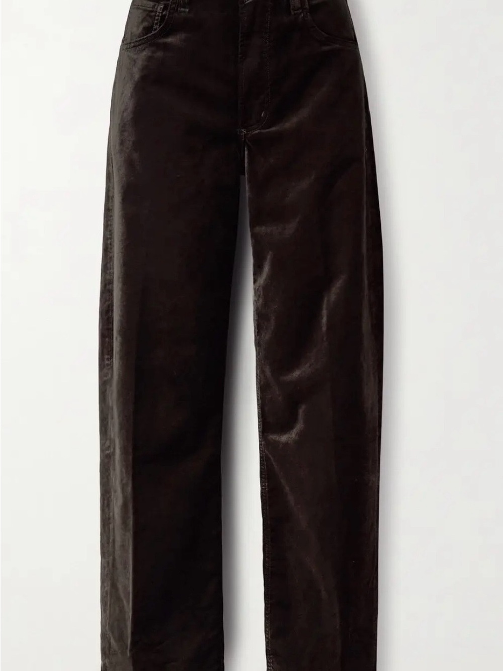 Citizens Of Humanity Ayla Baggy Velvet Wide-Leg Jeans